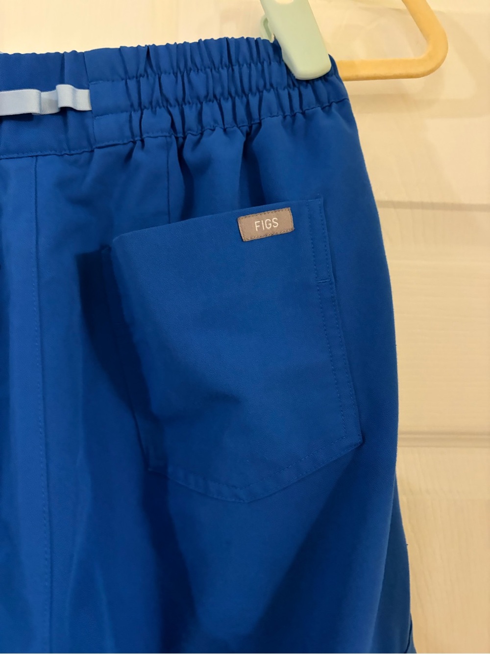 Figs Uman relaxed fit joggers scrub pants women’s small blue po 5620 - Picture 3 of 8